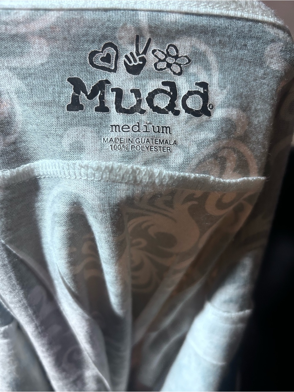 Mudd Women's Black & White Printed Chemise Nightdress - Picture 4 of 4